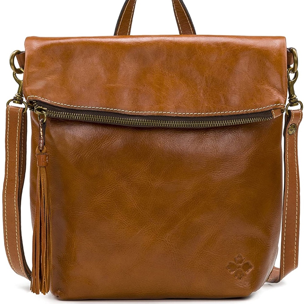 Patricia Nash Luzille Leather Convertible Backpack